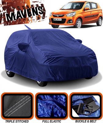 MAVENS Car Cover For Maruti Suzuki Alto K10 (With Mirror Pockets)(Blue)