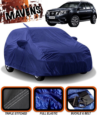 MAVENS Car Cover For Nissan Terrano (With Mirror Pockets)(Blue)