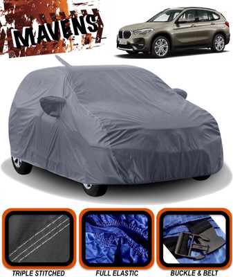 MAVENS Car Cover For BMW X1 (With Mirror Pockets)(Grey)