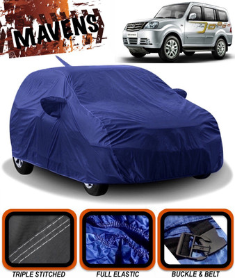 MAVENS Car Cover For Tata Sumo Grande (With Mirror Pockets)(Blue)