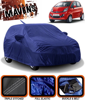 MAVENS Car Cover For Tata Nano (With Mirror Pockets)(Blue)