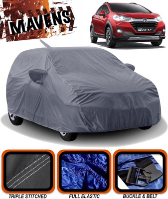 MAVENS Car Cover For Honda WRV i-DTEC S Diesel (With Mirror Pockets)(Grey)