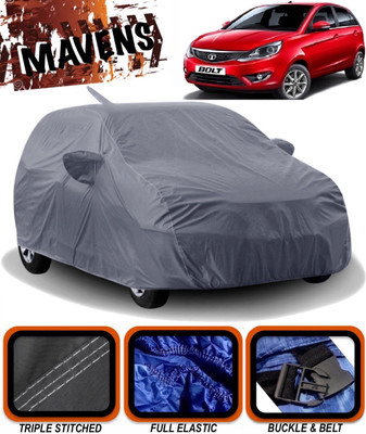 MAVENS Car Cover For Tata Bolt (With Mirror Pockets)(Grey)