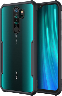 zaperhub Back Cover for Mi Redmi Note 8 Pro(Black, Grip Case)
