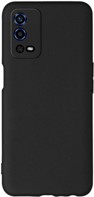 CaseTOcase Back Cover for OPPO A55(Black, Matte Finish, Silicon, Pack of: 1)