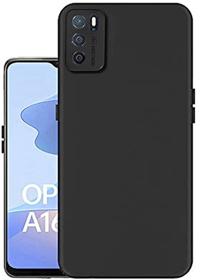 Axzu Bumper Case for Oppo A16 Back Cover_ 2582(Black, Shock Proof, Pack of: 1)