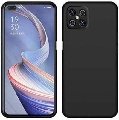 Axzu Bumper Case for Oppo a92s(Black, Shock Proof, Pack of: 1)