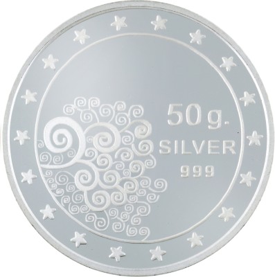 Bangalore Refinery Flower S 999 50 g Silver Coin