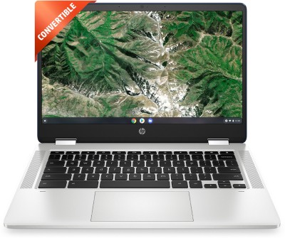 HP Chromebook x360 Intel Celeron Quad Core - (4 GB/64 GB EMMC Storage/Chrome OS) 14a-ca0504TU Thin and Light Laptop(14 Inch, Forest Teal, 1.49 Kg)