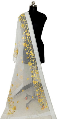The SDF India Organza Embroidered Women Dupatta