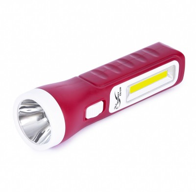 24 ENERGY Laser LED Torch Cum Emergency Light With Electric Chargeable 8 hrs Lantern Emergency Light(Red)