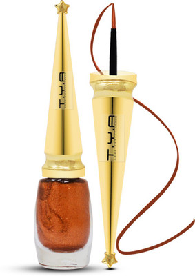 TYA Good Choice India Shiny Bold Water Resistant Long-Lasting Glitter Eyeliner 6 ml(Copper)