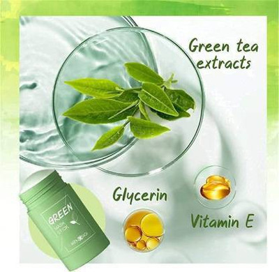 Gabbar ™ Deep Cleansing Mud Face Mask Green Tea Moisturizing Face Mask Clean Pores(40 g)