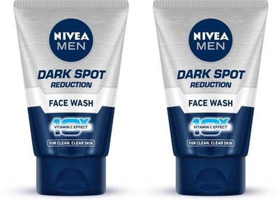 NIVEA DARK SPOT REDUCTION FOR CLEAN CLEAR SKIN FACE WASH 100 ML X 2 Face Wash (200 ml)