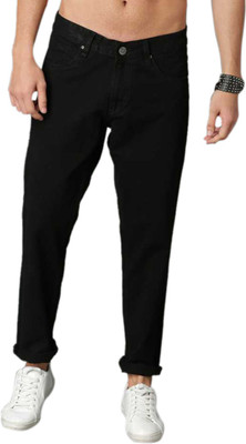ClubRocks Regular Men Black Jeans