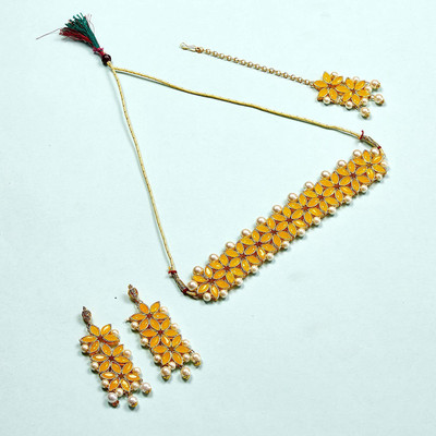 CATALYST Alloy Copper Yellow Jewellery Set(Pack of 1)