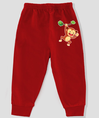 Kavee Track Pant For Boys(Red, Pack of 1)