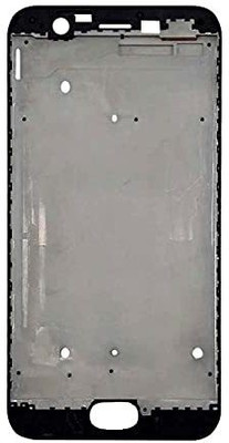 Kraze4blaze Oppo A57 (LCD Middle Frame) Front Panel(Black)