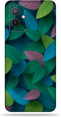 OggyBaba Vivo Y75 5G Mobile Skin(Colorful Leaves Multicolor Skin With Ultra Matte Finish)