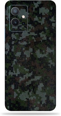 OggyBaba Vivo Y75 5G Mobile Skin(Digital Camouflage Multicolor Skin With Ultra Matte Finish)