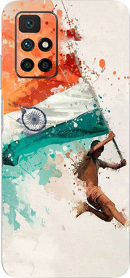 LAMHA Redmi 10 Prime Mobile Skin(Ultra Super Sabse Pyara Tiranga Humara With High Matte Finish.)