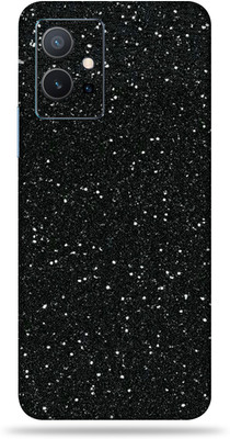 OggyBaba Vivo Y75 5G Mobile Skin(Black Glitter Skin With Ultra Matte Finish)