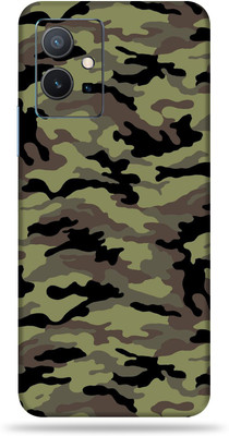 gizmo Vivo Y75 5G Mobile Skin(Military Green Camouflage multicolor skin with ultra matte finish)