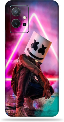 OggyBaba Vivo Y75 5G Mobile Skin(Marshmello Multicolor Skin With Ultra Matte Finish)