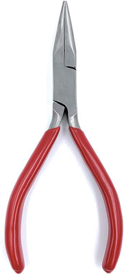Ceznek Extra-Long Chain Nose Half Round Steel Plier Multipurpose for Jewellery Making Round Nose Plier(Length : 5 inch)