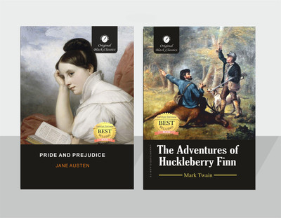 Pride And Prejudice & The Adventures Of Huckleberry Finn - Set Of 2 Books(Paperback, Jane Austen, Mark Twain)