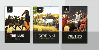 The Iliad , Godan ( In English ) & Poetics - Combo Set Of 3 Books(Paperback, Homer, Munshi Premchand, Aristotle)