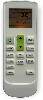 vcony AC Remote No. 172 (with Backlight), Compatible for  AC Remote Control bluestar Remote Controller(White)