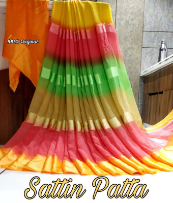 Sanjana Silks Printed Bollywood Georgette Saree(Orange)