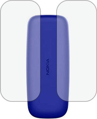 TELTREK Back Screen Guard for NOKIA 105 SS 2020 (Matte Finish)(Pack of 2)