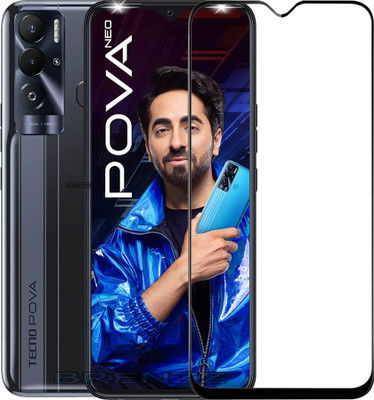 BRENZZ Edge To Edge Tempered Glass for Tecno Pova Neo(Pack of 1)