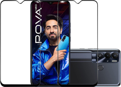 Hyper Edge To Edge Tempered Glass for Tecno Pova Neo(Pack of 2)