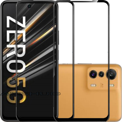 AKSHUD Edge To Edge Tempered Glass for Infinix Zero 5G'(Pack of 2)