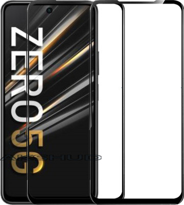 AKSHUD Edge To Edge Tempered Glass for Infinix Zero 5G'(Pack of 2)