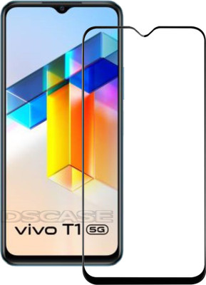 VDAT Edge To Edge Tempered Glass for vivo T1 5G(Pack of 1)