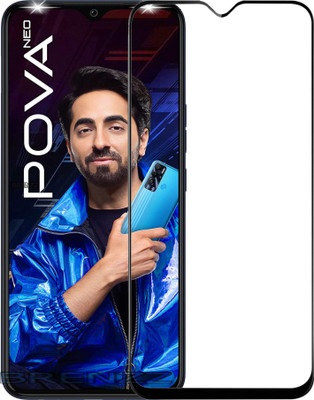BRENZZ Edge To Edge Tempered Glass for Tecno Pova Neo(Pack of 1)