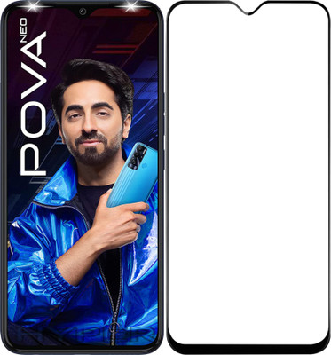 Hyper Edge To Edge Tempered Glass for Tecno Pova Neo(Pack of 1)