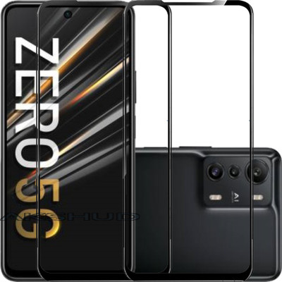 AKSHUD Edge To Edge Tempered Glass for Infinix Zero 5G'(Pack of 2)