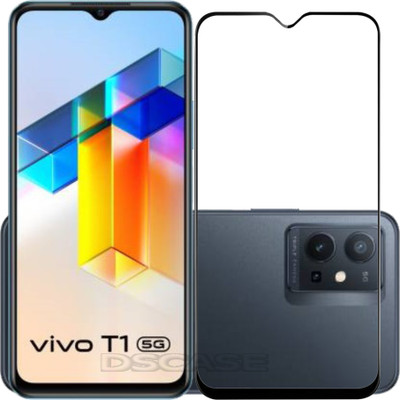 VDAT Edge To Edge Tempered Glass for vivo T1 5G(Pack of 1)