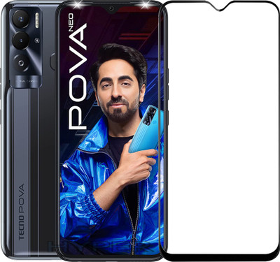 Hyper Edge To Edge Tempered Glass for Tecno Pova Neo(Pack of 1)