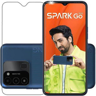 NIMMIKA ENTERPRISES Tempered Glass Guard for Tecno Spark Go 2022 Tempered Glass(Pack of 1)