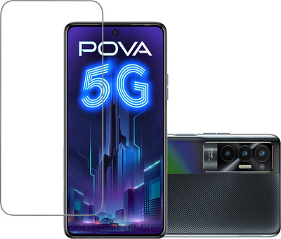 AKSHUD Tempered Glass Guard for Tecno Pova 5G(Pack of 1)
