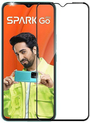 NIMMIKA ENTERPRISES Tempered Glass Guard for Tecno Spark Go 2022 Tempered Glass 11D(Pack of 1)
