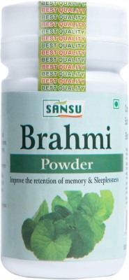 SANSU HEALTH CARE Organic Brahmi Powder For Brain & Memory(Pack of 3)