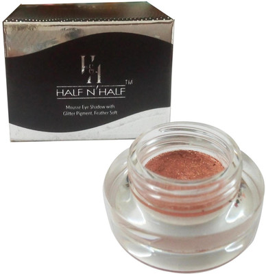 Half N Half 1 METALLIC COPPER LUST MOUSSE EYESHADOW WITH GLITTER PIGMENT 6 ml(COPPER LUST)