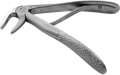 TRUST & CARE Stainless Steel Extraction Forcep Lower Roots (Peedo) T-067 Standard Serrated Forceps